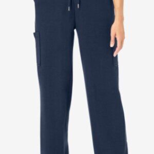 Woman Within Navy Cargo Sweatpants Size 18/20 Petite